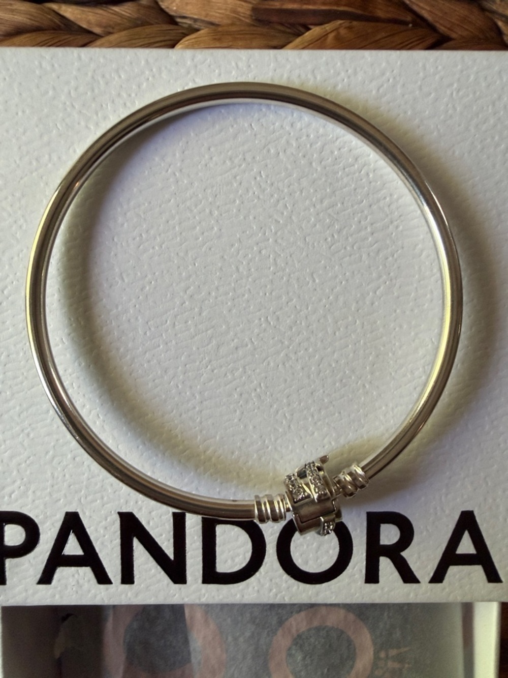 Pandora Shooting Star Silver Bangle NWoT - Picture 6 of 10